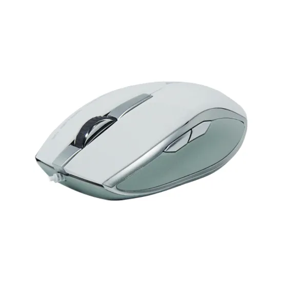 Mouse 1000dpi USB OM-301WH Branco FORTREK (38550)