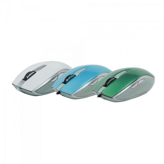 Mouse 1000dpi USB OM-301WH Branco FORTREK por 0,00 à vista no boleto/pix ou parcele em até 1x sem juros. Compre na loja Mundomax!