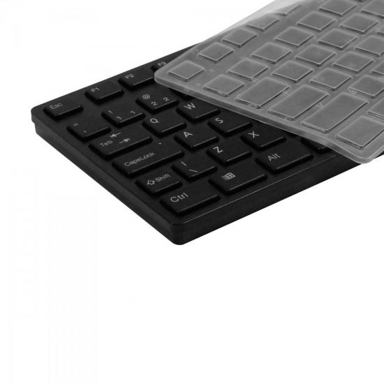 Teclado Multimídia USB ABNT2 MK-601BK SLIM Preto FORTREK por 56,90 à vista no boleto/pix ou parcele em até 2x sem juros. Compre na loja Mundomax!