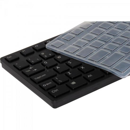 Teclado Multimídia USB ABNT2 MK-601BK SLIM Preto FORTREK por 56,90 à vista no boleto/pix ou parcele em até 2x sem juros. Compre na loja Mundomax!
