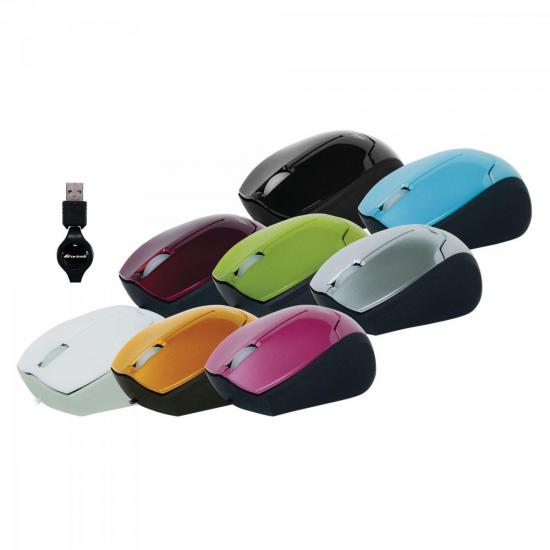 Mini Mouse Retrátil USB MM-601BK Preto FORTREK por 0,00 à vista no boleto/pix ou parcele em até 1x sem juros. Compre na loja Mundomax!