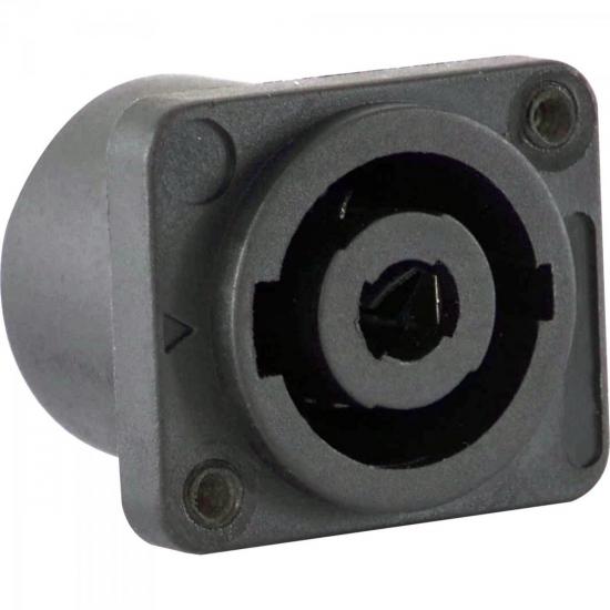 Conector Speakon Fêmea Plástico 4 Vias GENÉRICO por 5,00 à vista no boleto/pix ou parcele em até 1x sem juros. Compre na loja Mundomax!