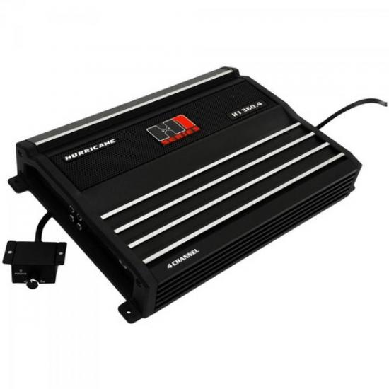Módulo H1 360.4 2 Ohms 1440W RMS 4 Canais HURRICANE por 0,00 à vista no boleto/pix ou parcele em até 1x sem juros. Compre na loja Mundomax!