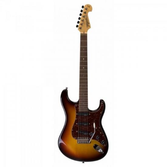 Guitarra TAGIMA Sunburst Com Madeiras Brasileiras e Bag T735 por 0,00 à vista no boleto/pix ou parcele em até 1x sem juros. Compre na loja Mundomax!