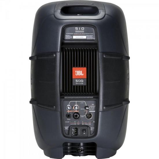 Caixa de Som Acústica Ativa 10\" 280 W EON510 NEO Preta JBL por 0,00 à vista no boleto/pix ou parcele em até 1x sem juros. Compre na loja Mundomax!