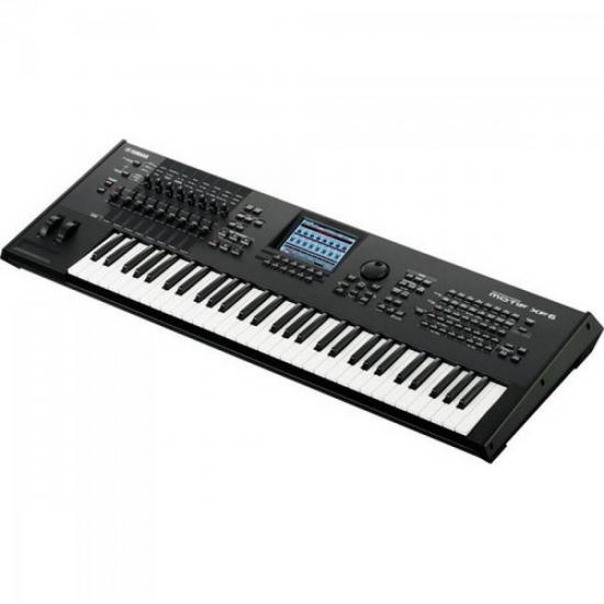 Teclado Sintetizador YAMAHA MOTIF-XF6 sem Fonte Preto por 0,00 à vista no boleto/pix ou parcele em até 1x sem juros. Compre na loja Mundomax!