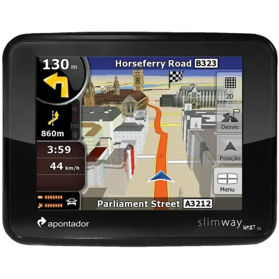 Navegador Digital GPS 3,5\" N350 APONTADOR por 0,00 à vista no boleto/pix ou parcele em até 1x sem juros. Compre na loja Mundomax!
