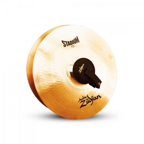 Par de Pratos Avedis 18\" Stadium Medium A0483 ZILDJIAN por 0,00 à vista no boleto/pix ou parcele em até 1x sem juros. Compre na loja Mundomax!
