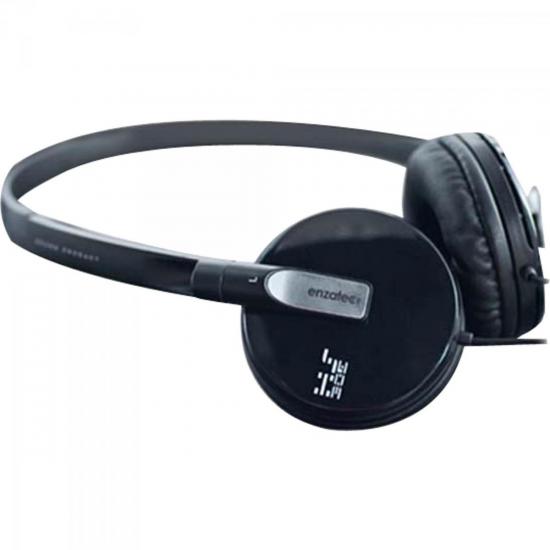 Fone de Ouvido HS305 Preto ENZATEC por 0,00 à vista no boleto/pix ou parcele em até 1x sem juros. Compre na loja Mundomax!