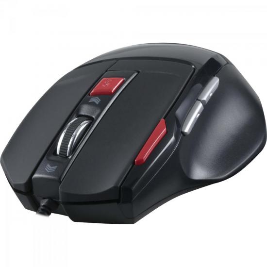 Mouse Gamer SPIDER OM-701 Preto/Vermelho FORTREK por 0,00 à vista no boleto/pix ou parcele em até 1x sem juros. Compre na loja Mundomax!