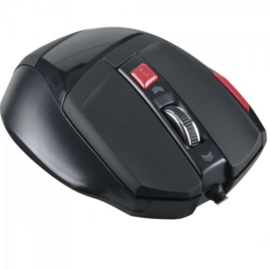 Mouse Gamer SPIDER OM-701 Preto/Vermelho FORTREK por 0,00 à vista no boleto/pix ou parcele em até 1x sem juros. Compre na loja Mundomax!