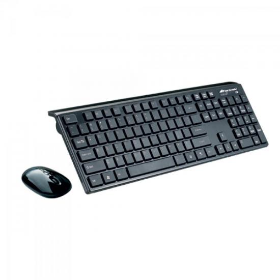 Combo Teclado + Mouse sem Fio KC-601 Preto FORTREK por 0,00 à vista no boleto/pix ou parcele em até 1x sem juros. Compre na loja Mundomax!