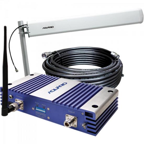 Kit Repetidor de Celular 1800MHz RP-1870 Prata/Azul AQUÁRIO por 0,00 à vista no boleto/pix ou parcele em até 1x sem juros. Compre na loja Mundomax!