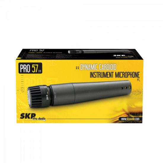 Microfone Profissional Para Instrumentos PRO57 SKP por 0,00 à vista no boleto/pix ou parcele em até 1x sem juros. Compre na loja Mundomax!