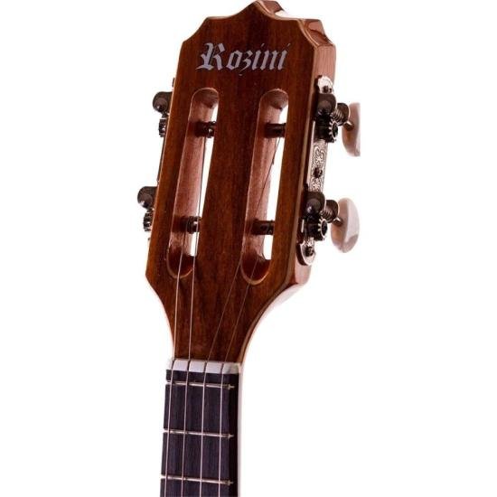 Cavaquinho ROZINI Elétrico Studio RC01.EL.N Natural por 0,00 à vista no boleto/pix ou parcele em até 1x sem juros. Compre na loja Mundomax!