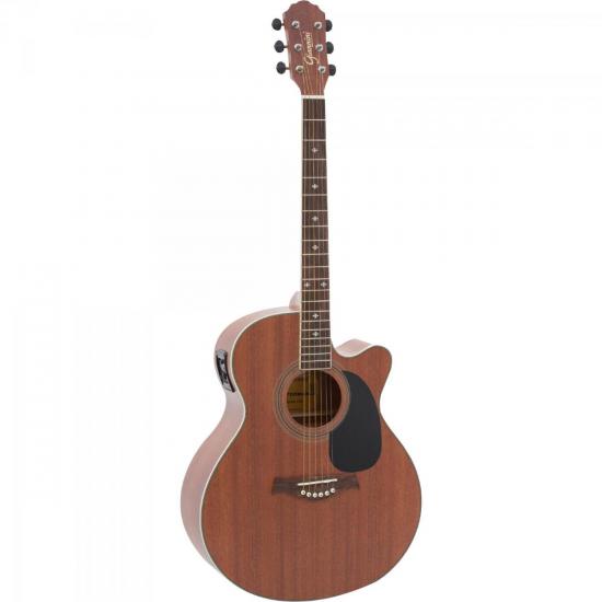 Violão GIANNINI Eletroacústico Jumbo Cutaway Aço GF-4 CEQ Walnut Satin por 0,00 à vista no boleto/pix ou parcele em até 1x sem juros. Compre na loja Mundomax!