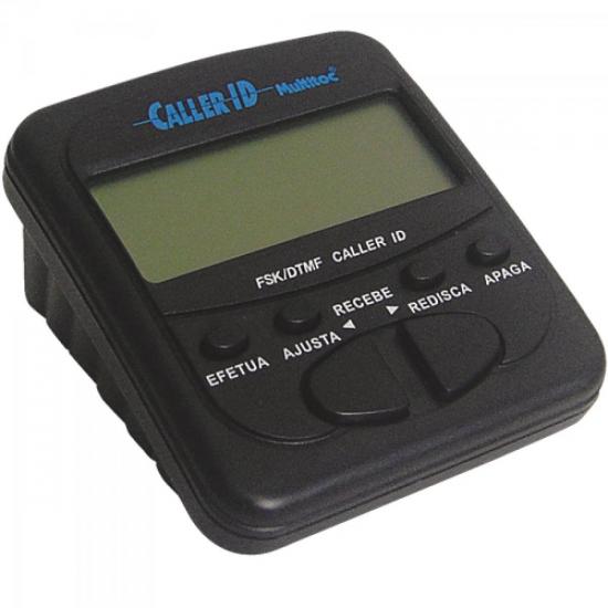 Identificador de Chamadas Compacto MUID0030 Preto MULTITOC por 0,00 à vista no boleto/pix ou parcele em até 1x sem juros. Compre na loja Mundomax!
