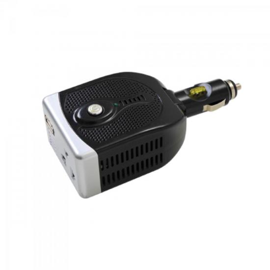 Inversor Veicular com USB Entrada 12V Saída 220V 150W SMART por 0,00 à vista no boleto/pix ou parcele em até 1x sem juros. Compre na loja Mundomax!
