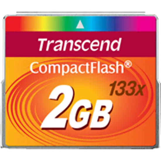 Cartão de Memória Compact Flash 2GB 133x TRANSCEND (43892)