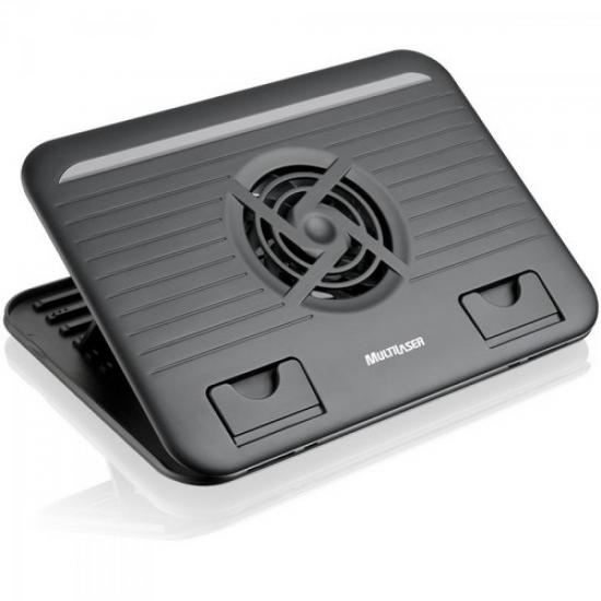 Suporte para Netbook AC114 c/1 Cooler Preto MULTILASER por 0,00 à vista no boleto/pix ou parcele em até 1x sem juros. Compre na loja Mundomax!