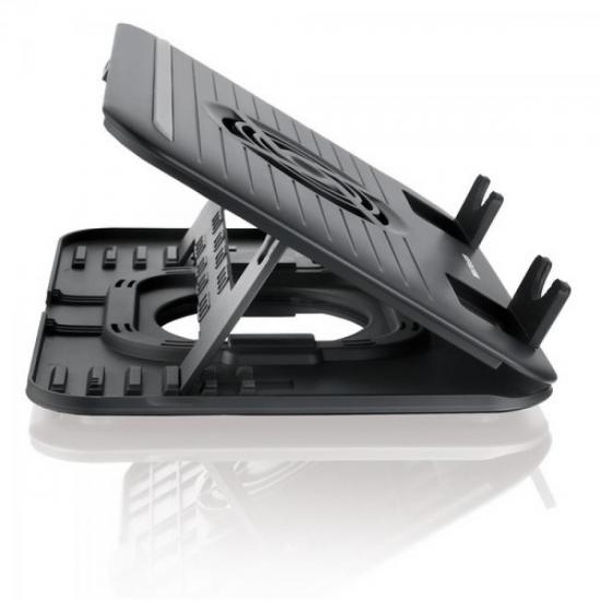 Suporte para Netbook AC114 c/1 Cooler Preto MULTILASER por 0,00 à vista no boleto/pix ou parcele em até 1x sem juros. Compre na loja Mundomax!