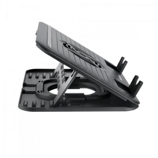 Suporte para Netbook AC114 c/1 Cooler Preto MULTILASER por 0,00 à vista no boleto/pix ou parcele em até 1x sem juros. Compre na loja Mundomax!