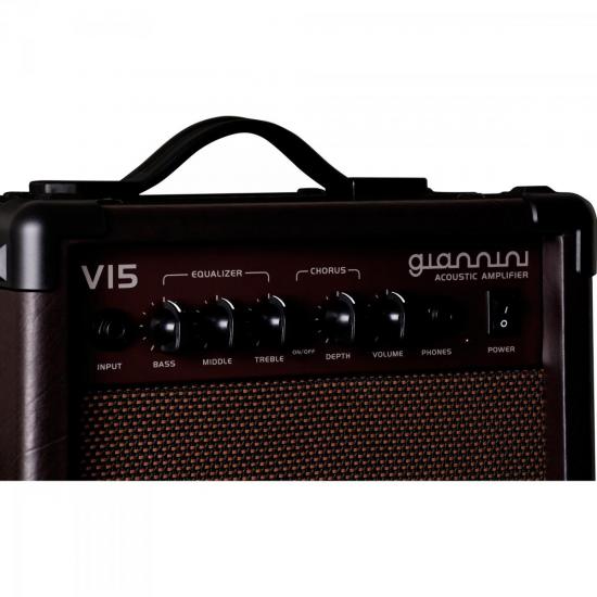 Cubo Para Violão 15W V15 GIANNINI por 0,00 à vista no boleto/pix ou parcele em até 1x sem juros. Compre na loja Mundomax!