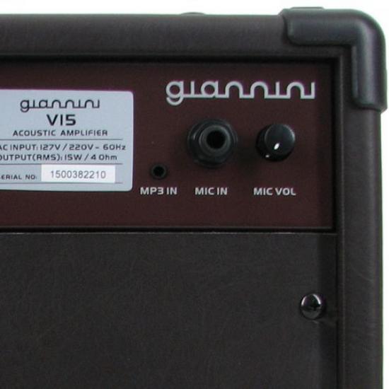 Cubo Para Violão 15W V15 GIANNINI por 0,00 à vista no boleto/pix ou parcele em até 1x sem juros. Compre na loja Mundomax!