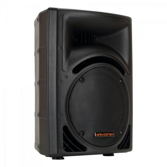 Caixa Acústica Ativa 200W USB/FM HUNTER 2000A Preta HAYONIK por 0,00 à vista no boleto/pix ou parcele em até 1x sem juros. Compre na loja Mundomax!