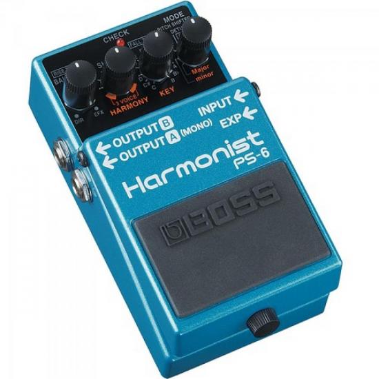 Pedal Para Guitarra PS-6 Harmonist BOSS por 0,00 à vista no boleto/pix ou parcele em até 1x sem juros. Compre na loja Mundomax!