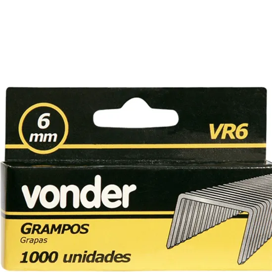 Grampo Vonder 6MM VR-6 C/1000 (44026)