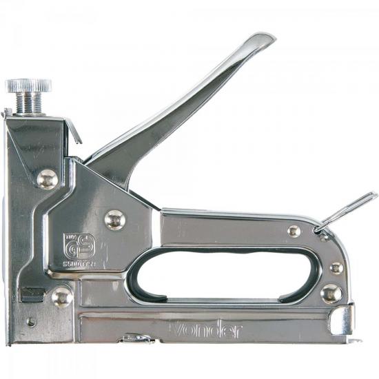 Grampeador Pinador PLUS Cromado VONDER por 0,00 à vista no boleto/pix ou parcele em até 1x sem juros. Compre na loja Mundomax!