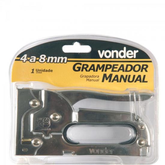Grampeador Manual 4-8MM VONDER por 0,00 à vista no boleto/pix ou parcele em até 1x sem juros. Compre na loja Mundomax!