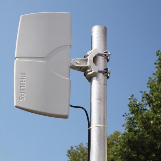 Antena Interna/Externa Digital Amplificada de 22dB HDTV/UHF/VHF/FM por 0,00 à vista no boleto/pix ou parcele em até 1x sem juros. Compre na loja Mundomax!