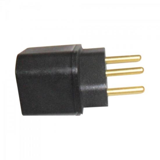 Pino Adaptador 2P + T para 2P + T 10A YA194 Preto MECATOOL por 0,00 à vista no boleto/pix ou parcele em até 1x sem juros. Compre na loja Mundomax!
