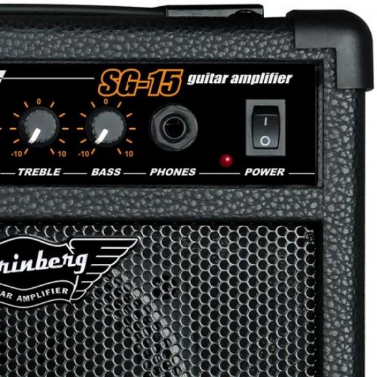 Cubo Para Guitarra 12W RMS Com Overdrive SG-15 STRINBERG por 361,90 à vista no boleto/pix ou parcele em até 10x sem juros. Compre na loja Mundomax!