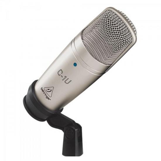 Microfone Condensador C1U USB Prata BEHRINGER por 806,99 à vista no boleto/pix ou parcele em até 10x sem juros. Compre na loja Mundomax!