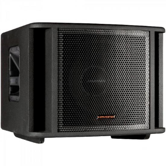 Caixa Acústica Sub-Grave Exclusive EX-SW412 450W HAYONIK por 0,00 à vista no boleto/pix ou parcele em até 1x sem juros. Compre na loja Mundomax!