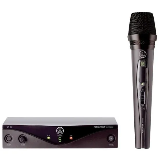 Microfone Wireless PW45 VSET B1 Preto AKG (44421)