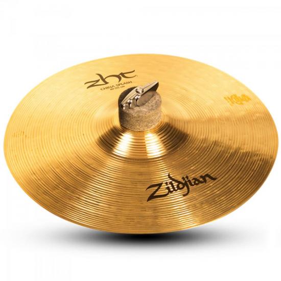 Prato 10\" ZHT China Splash ZILDJIAN por 0,00 à vista no boleto/pix ou parcele em até 1x sem juros. Compre na loja Mundomax!