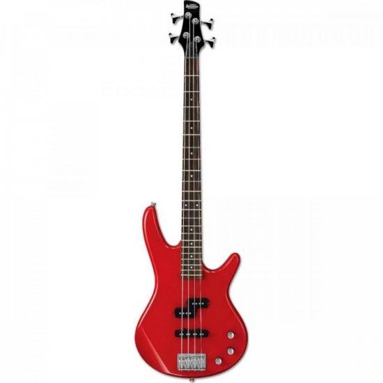 Contrabaixo IBANEZ 4 Cordas GSR 200 Vermelho por 0,00 à vista no boleto/pix ou parcele em até 1x sem juros. Compre na loja Mundomax!