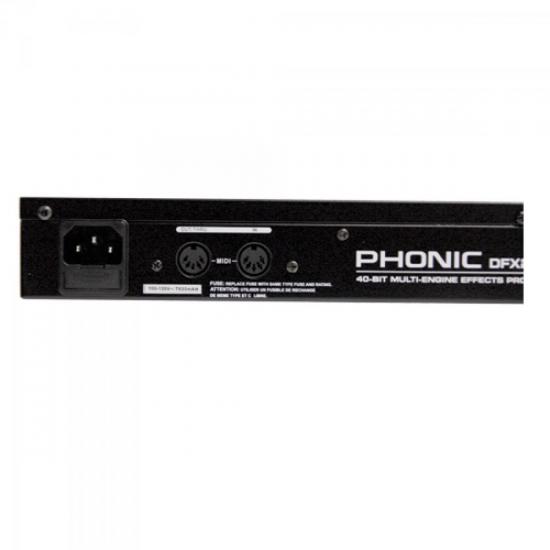 Processador de Efeitos DFX2000 PHONIC por 0,00 à vista no boleto/pix ou parcele em até 1x sem juros. Compre na loja Mundomax!