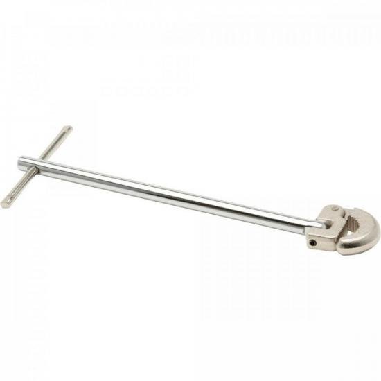 Chave para Lavatório 11\" BRASFORT por 0,00 à vista no boleto/pix ou parcele em até 1x sem juros. Compre na loja Mundomax!