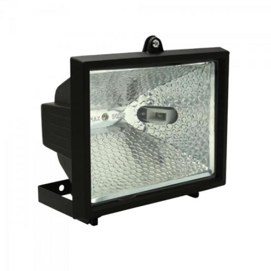 Refletor sem Sensor para Lâmpada Halógena 300W Preto BRASFORT por 0,00 à vista no boleto/pix ou parcele em até 1x sem juros. Compre na loja Mundomax!