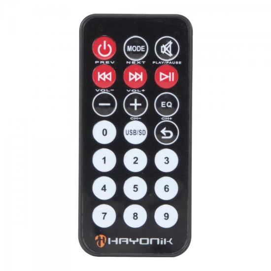 Caixa Multiuso NEO 600 FM/USB 75W Preta HAYONIK por 0,00 à vista no boleto/pix ou parcele em até 1x sem juros. Compre na loja Mundomax!