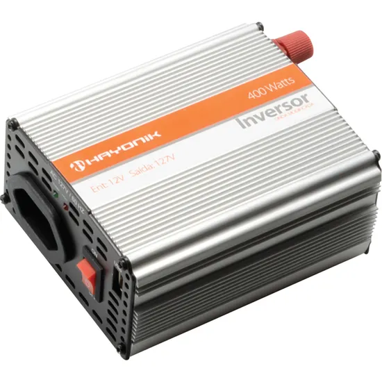 Inversor de Onda Modificada 12VDC/127V USB 400W HAYONIK (45089)