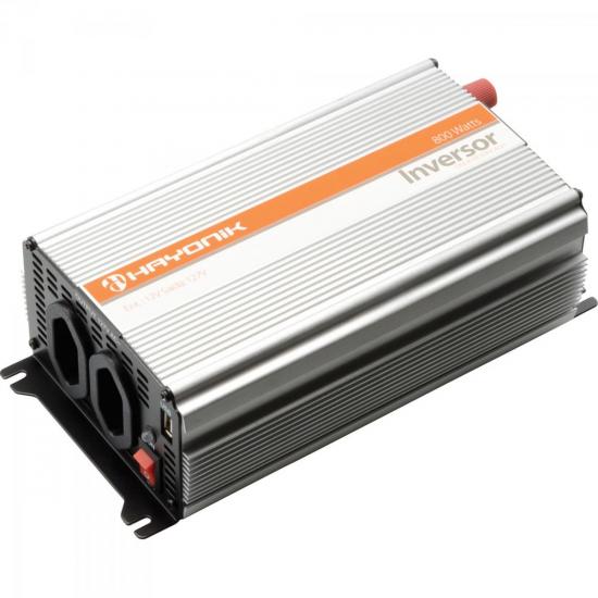 Inversor de Onda Modificada 12VDC/127V USB 800W HAYONIK por 0,00 à vista no boleto/pix ou parcele em até 1x sem juros. Compre na loja Mundomax!