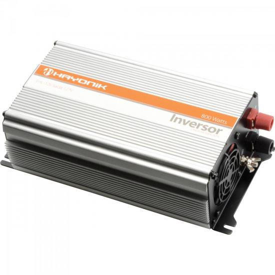 Inversor de Onda Modificada 12VDC/127V USB 800W HAYONIK por 0,00 à vista no boleto/pix ou parcele em até 1x sem juros. Compre na loja Mundomax!