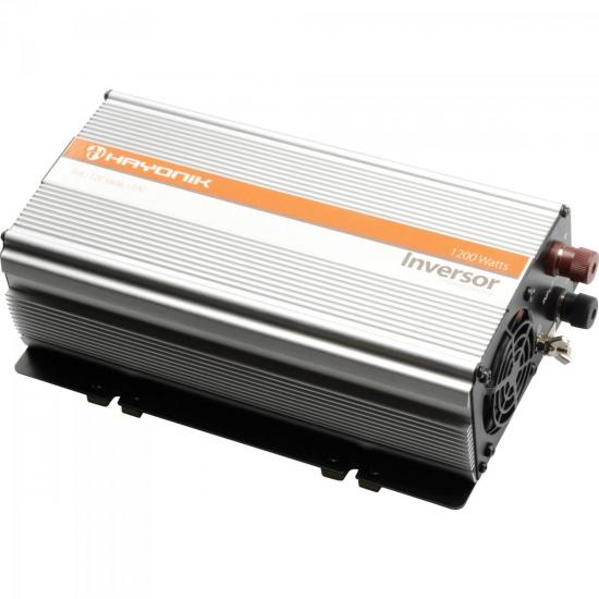 Inversor Onda Modificada 12VDC/127V USB 1200W HAYONIK por 0,00 à vista no boleto/pix ou parcele em até 1x sem juros. Compre na loja Mundomax!