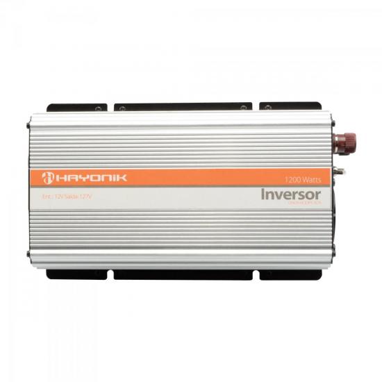 Inversor Onda Modificada 12VDC/127V USB 1200W HAYONIK por 0,00 à vista no boleto/pix ou parcele em até 1x sem juros. Compre na loja Mundomax!